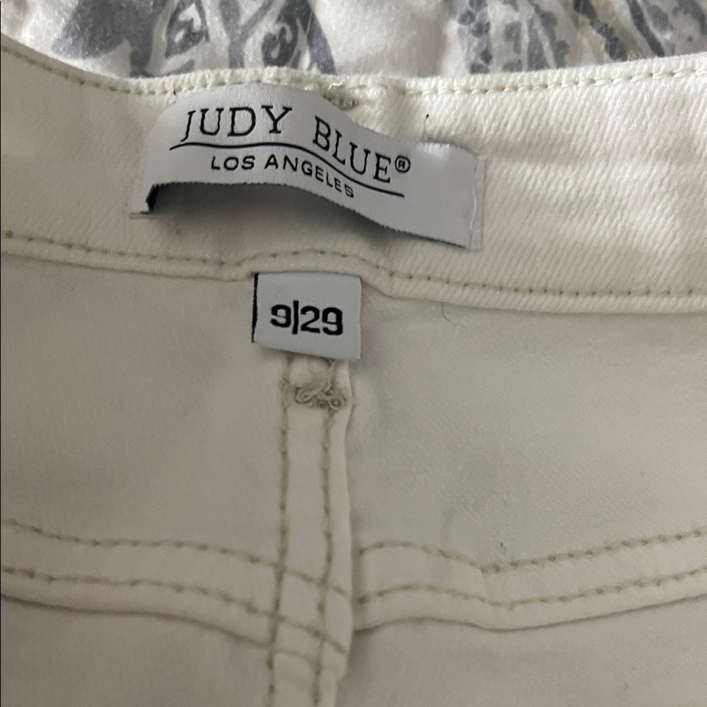 Judy Blue Cream Flare & Wide Leg Jeans